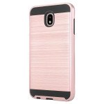 Wholesale Samsung Galaxy J7 2018 / Refine / SM-J737 (AT&T) / Aero / Aura / Crown / Top / Eon / Star Armor Hybrid Case (Rose Gold)